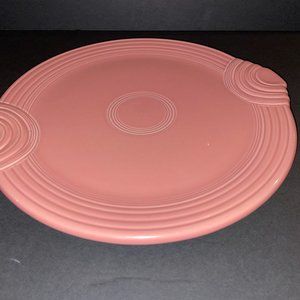Fiestaware persimmon serving plate
